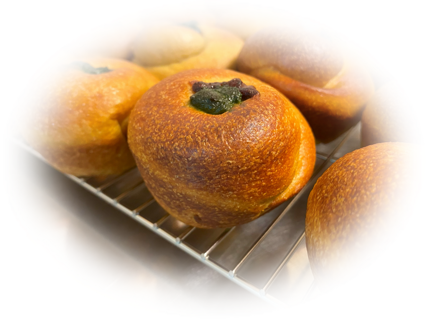 大豆パン・抹茶クリームつぶあん 2個入り