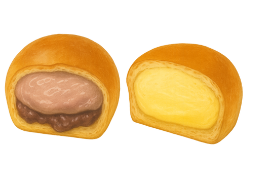クリーミーあんぱん＆生豆乳カスタード アソート８個セット