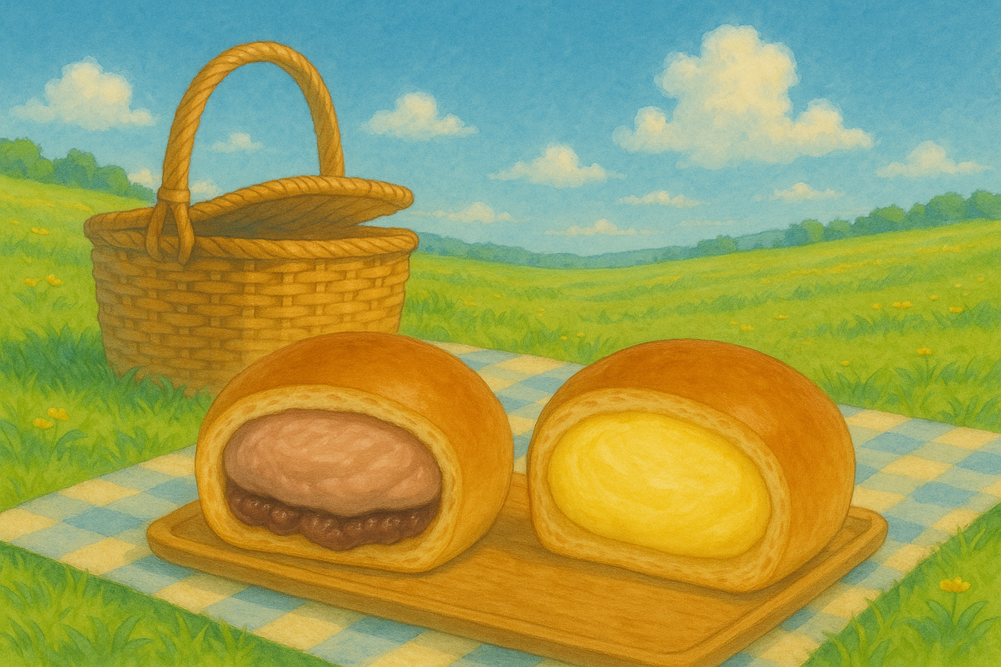 クリーミーあんぱん＆生豆乳カスタード アソート８個セット