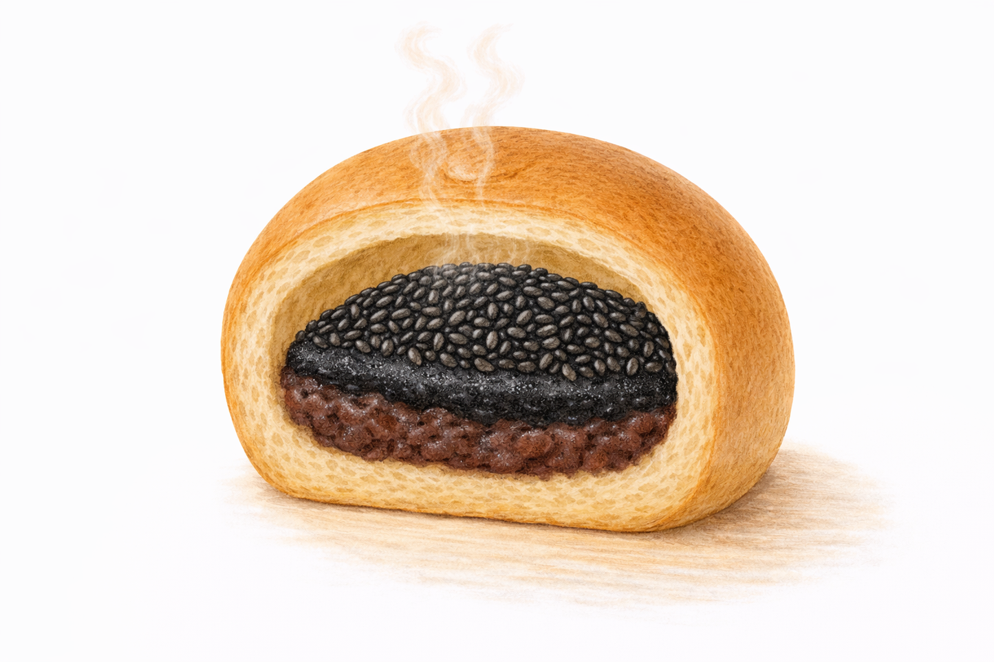 黒ゴマつぶあん６個セット