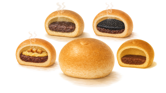 【送料無料】絶品あんぱん　バラエティ８個セット